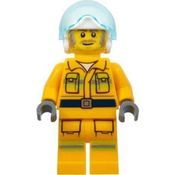 Lego CTY1369 Fire Reflective Stripes Mini Figür