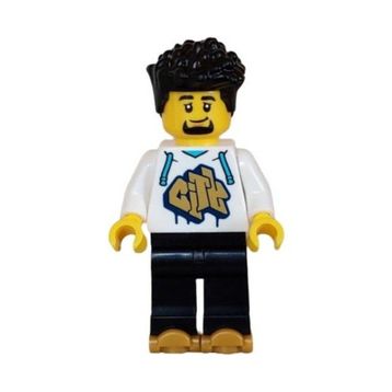 Lego CTY1625 Rollerskater Male Mini Figür