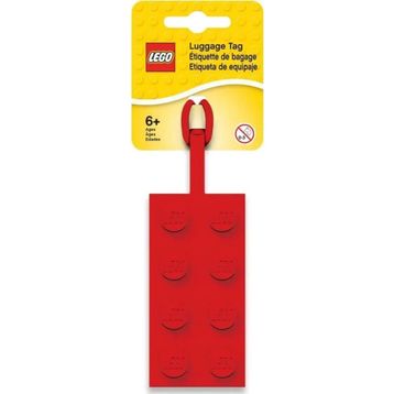 Lego Gear 5005542 2x4 Red Luggage Tag