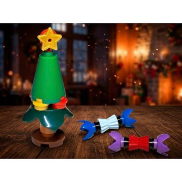 Lego Harry Potter Day 4 Tree + Day 8 Christmas Crackers Mikro Yapılar