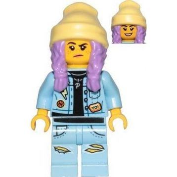 Lego HS011 Hidden Side Parker L. Jackson Denim Jacket With Beanie Minifigür