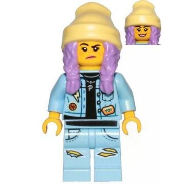 Lego HS011 Hidden Side Parker L. Jackson Denim Jacket With Beanie Minifigür