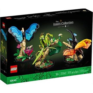 Lego Ideas 21342 1111 Parça Böcek Koleksiyonu