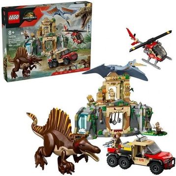 Lego Jurassic World 76976 Spinosaurus ve Quetzalcoatlus Hava Görevi