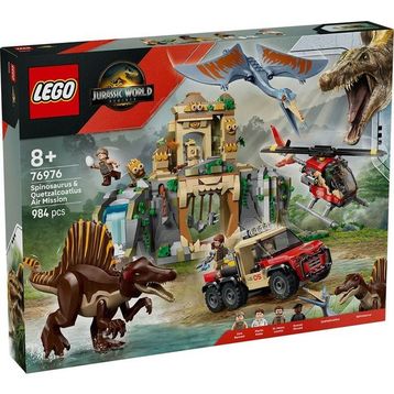 Lego Jurassic World 76976 Spinosaurus ve Quetzalcoatlus Hava Görevi