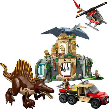 Lego Jurassic World 76976 Spinosaurus ve Quetzalcoatlus Hava Görevi