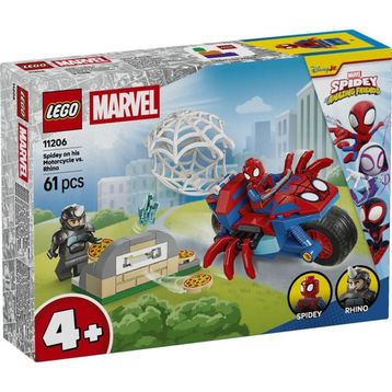 Lego Marvel 11206 Motosikletli Spidey Rhino’ya Karşı