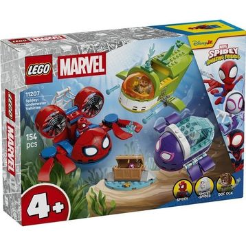 Lego Marvel 11207 Spidey ve Arkadaşları Spidey Su Altı Araçları