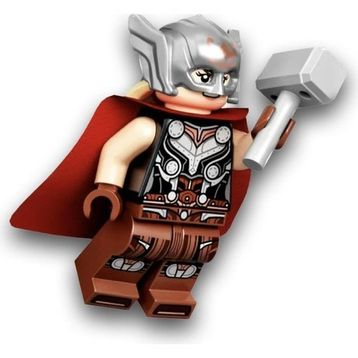 Lego Marvel Mighty Thor Jane Foster Mini Figür