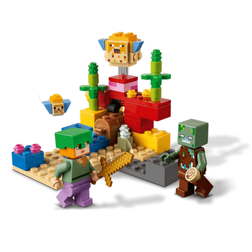 Lego Minecraft 21164 Mercan Kayalığı 92 Parça