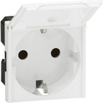 Legrand 077219 Beyaz Armada Kapaklı Topraklı Priz