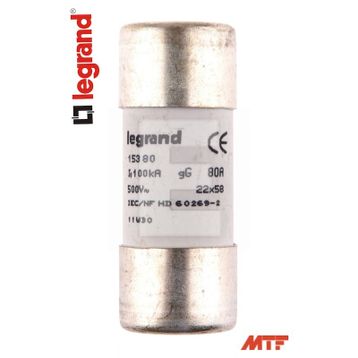Legrand 22X58 80A Gg Kartuş Sigorta