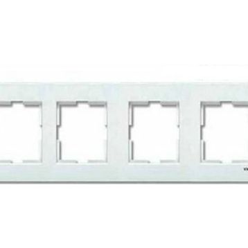 Legrand 3414971105805 768174 Raventi Beyaz Dörtlü Yatay Çerçeve