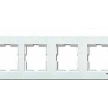 Legrand 3414971105805 768174 Raventi Beyaz Dörtlü Yatay Çerçeve