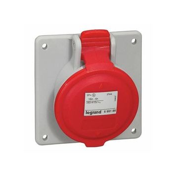 Legrand 555188 P17 380 415V 16A 3P+T IP44 Endüstriyel Pano Tip Eğimli Priz