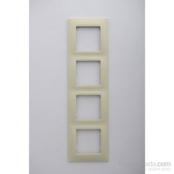 Legrand 767334 Salbei 4'lü Bej Çerçeve