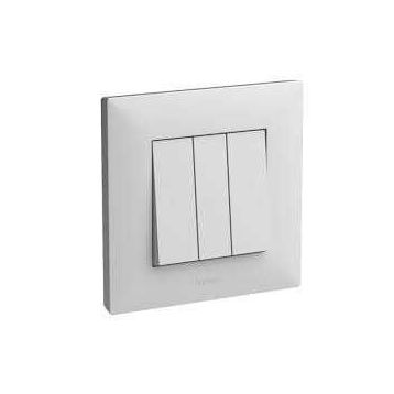 Legrand 768103 Raventi Beyaz Üçlü Anahtar