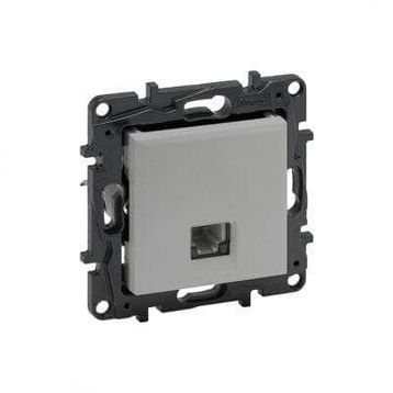 Legrand 768229 Raventi Alüminyum 1 Çıkışlı Rj11 Telefon Prizi