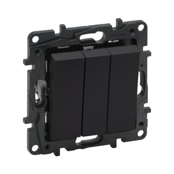 Legrand 768303 Raventi Füme Üçlü Anahtar