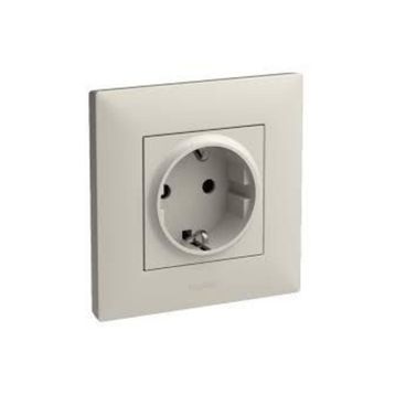 Legrand 768414 Raventi Krem Topraklı Priz