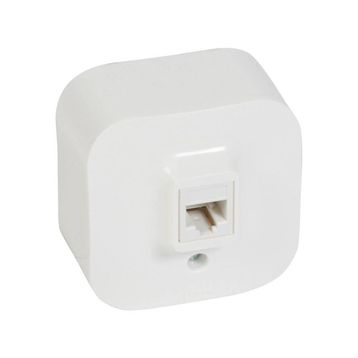Legrand 782414 Forix Beyaz IP21 Sıva Üstü Rj11 Telefon Prizi