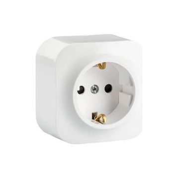 Legrand 782420 Forix Beyaz IP21 Sıva Üstü Çocuk Korumalı Tekli Priz