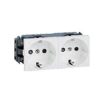 Legrand Beyaz S.Armada 2xdlp Şebeke Priz