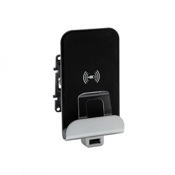 Legrand Raventi Beyaz Kablosuz Şarj Cihazı 1100 Ma + Usb Şarj Prizi 2400Ma 768198