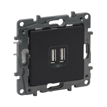 Legrand Raventi Serisi Füme 2'li USB Şarj Priz