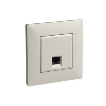 Legrand Raventi Serisi Rj11 1 Çıkış Krem Telefon Prizi