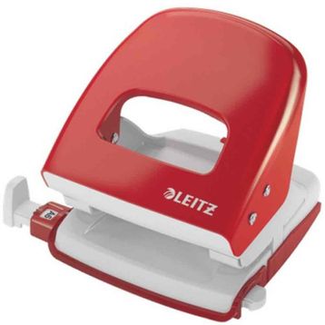 Leitz 50080025 30 Sayfa Kapasiteli Kırmızı Delgeç