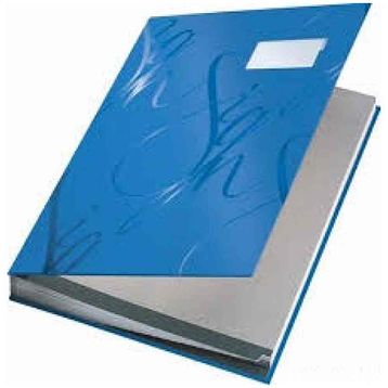 Leitz 57450035 Leitz Design-18 Bölmeli Mavi İmza Dosyası
