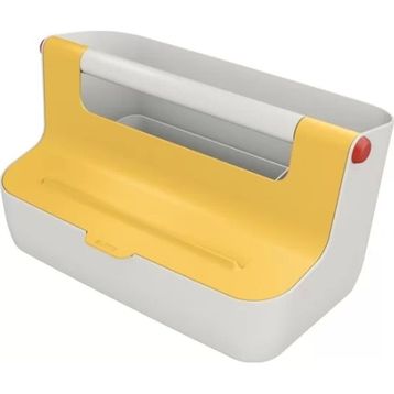 Leitz 6125 Storage Sarı Taşıma Kulplu Kutu
