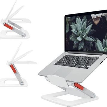 Leitz 64240001 Ergo Beyaz Ayarlanabilir Çok Açılı Laptop Standı