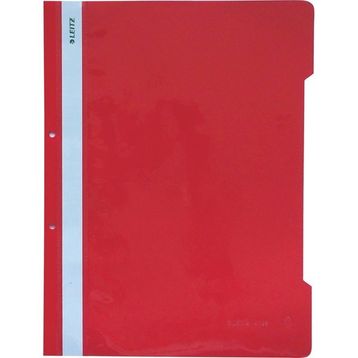 Leitz A4 Plastik Kırmızı 50'li Telli Dosya