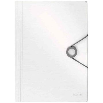 Leitz L-4563 Solid İnce Lastikli Beyaz Dosya