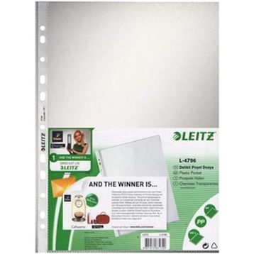 Leitz L-479610 A4 11 Delikli 100 Adet Buzlu Poşet Dosya