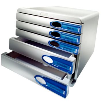Leitz L-5280 5 Çekmeceli Evrak Rafı