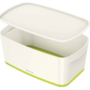 Leitz Mybox 5229 Yeşil-Beyaz Kapaklı Küçük Boy Saklama Kutusu