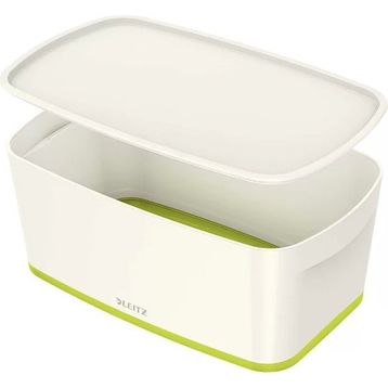 Leitz Mybox 5229 Yeşil-Beyaz Kapaklı Küçük Boy Saklama Kutusu