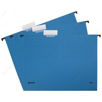 Leitz Telsiz Delta Karton A4 Mavi 6515 Askılı Dosya