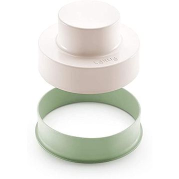 Lekue Açık Yeşil 11x3,5 cm Burger Kalıbı