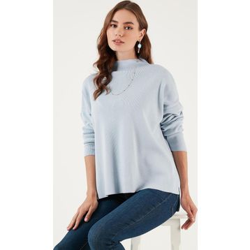 Lela 4615002 Bebe Mavi Kadın Kazak