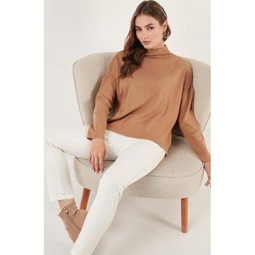 Lela 4615002 Camel Kadın Kazak