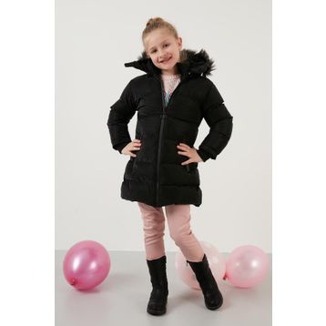Lela 5760002 Siyah Kız Çocuk Mont