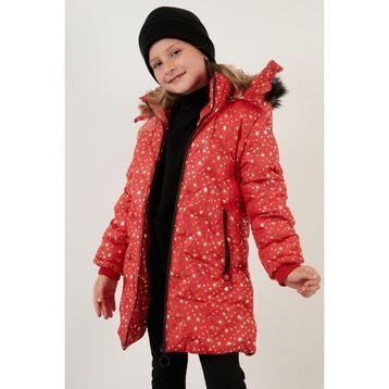Lela 5760050 Kırmızı Kız Çocuk Mont