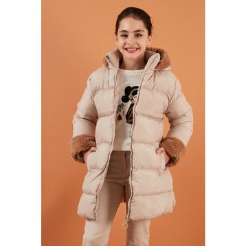 Lela 5761981 Bej Kız Çocuk Mont