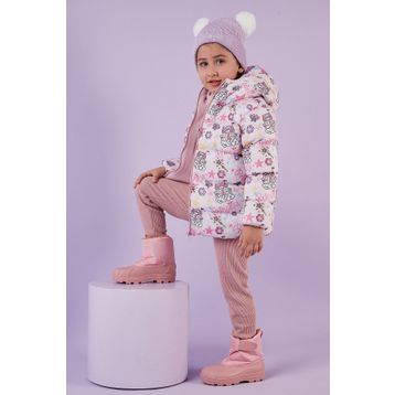 Lela 5763001 Açık Pembe Kız Çocuk Mont