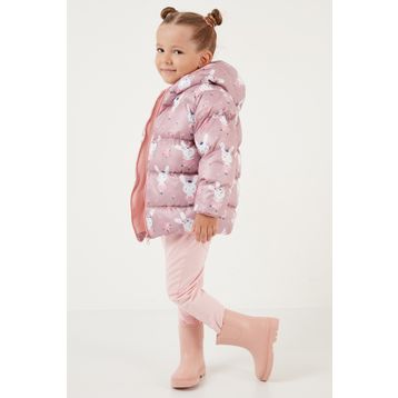 Lela 5763007 Pudra Kız Çocuk Mont