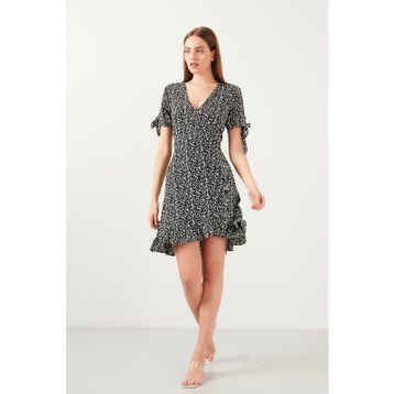 Lela 5863719 Siyah Kadın Elbise